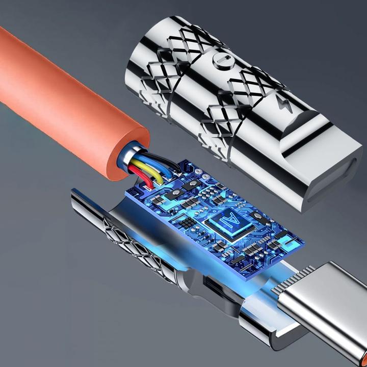 Actual product image Dudao USB Type C - USB Type C (1 m, USB 2.0, 120 W)