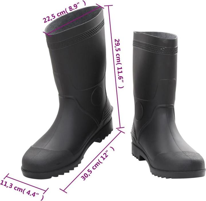 Image du produit VidaXL Bottes en caoutchouc (46)