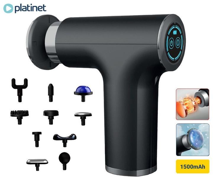 Produktbild Platinet Massagepistole 1500mah schwarz