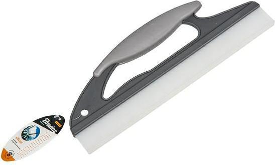 Produktbild Bradas Silikon Abziehlippe fensterwischer wasserabzieher Silikonlippe mit Handgriff grau (1 Stk.)