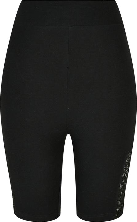 Actual product image Urban Classics Ladies High Waist Lace Inset Cycle Shorts - 16956 (S)