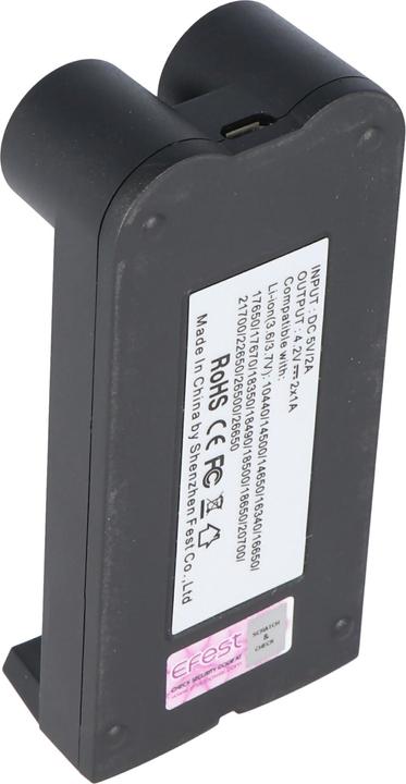 Actual product image Efest SLIM K2 2-Schacht Li-Ion-Akkuladegerät (1 pcs., Battery + charger)