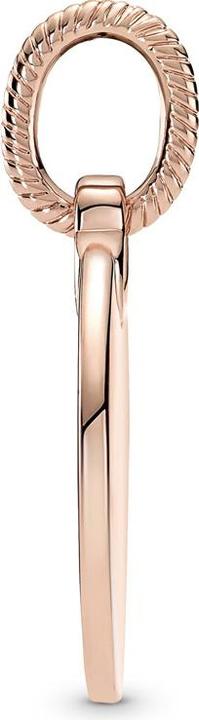 Image du produit Pandora Pendentif rond en or rose 14k (plaqué or rose, Alliage métallique)