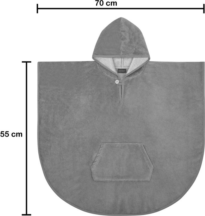 Produktbild Normani Weicher Kinder Badeponcho (55 cm x 70 cm)