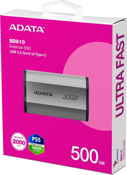 Actual product image Adata 500 GB SD810 External SSD (500 GB)