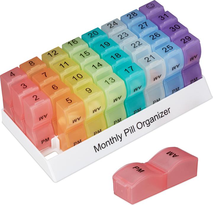 Actual product image Relaxdays Pillbox