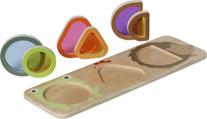 Image du produit Vertbaudet Baby Steckspiel-Brett mit Tierfiguren aus Holz FSC®