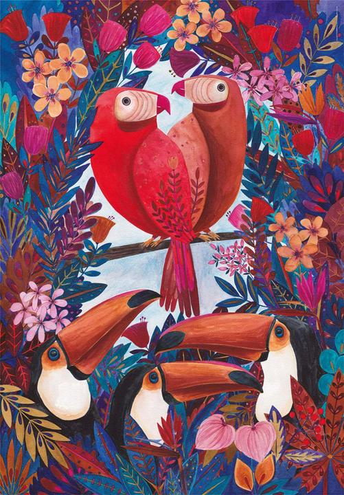 Produktbild D-Toys Puzzle 1000 Andrea Kurti, Papageien (1000 Teile)
