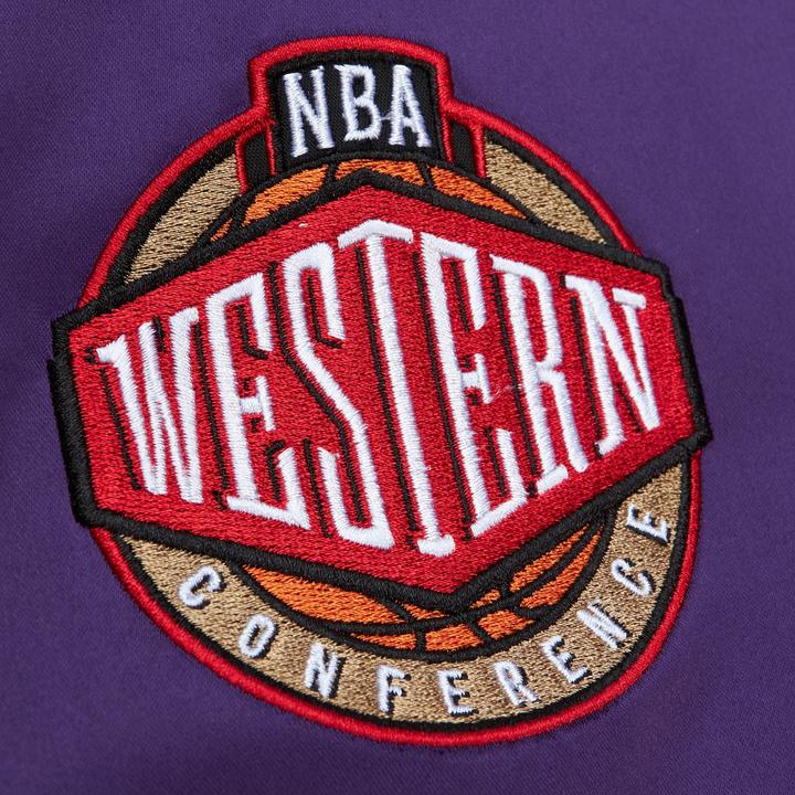 Produktbild Mitchell & Ness M&N Heavyweight Satin Jacke NBA Los Angeles Lakers - M (M)