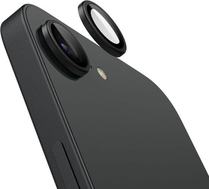 Actual product image Spigen Optik Pro EZ Fit iPhone 16e Lens Protector (2 Piece, Apple iPhone 16e)