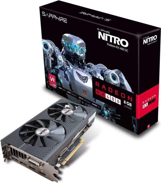 Produktbild Sapphire Nitro Radeon RX 480 8G GDDR5 (8 GB)