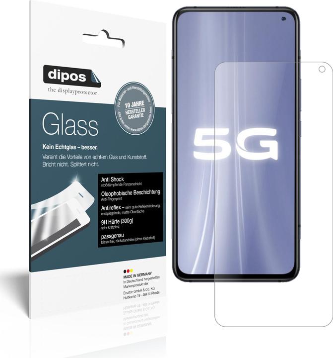 Actual product image Dipos Screen Protector Anti-Shock (2 Piece, Vivo iQOO 3 5G)
