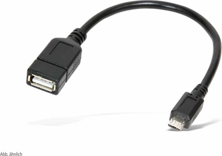 Immagine prodotto Shiverpeaks S/CONN massima connettività Cavo adattatore smartphone-USB-OTG (On-the-go), spina micro USB T (0.10 m, USB 2.0)