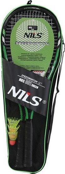 Image du produit Nils Rinkinys pour Crossminton NRS001 2 raquettes + volants en plumes + valise žalias