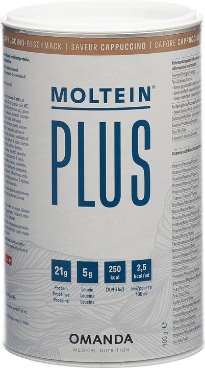 Produktbild Moltein Plus 2.5 Cappuccino (400g) (1 Stück, Pulver, 400 g)
