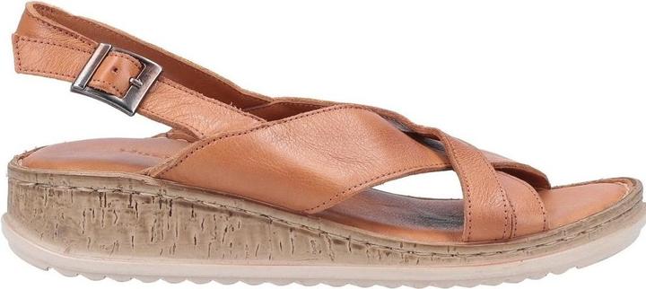 Immagine prodotto Hush Puppies Sandalo Elena con zeppa in pelle (37)