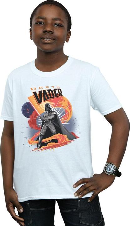Immagine prodotto Star Wars Darth Vader Swirling Fury Maglietta Ragazzi (140, 146)