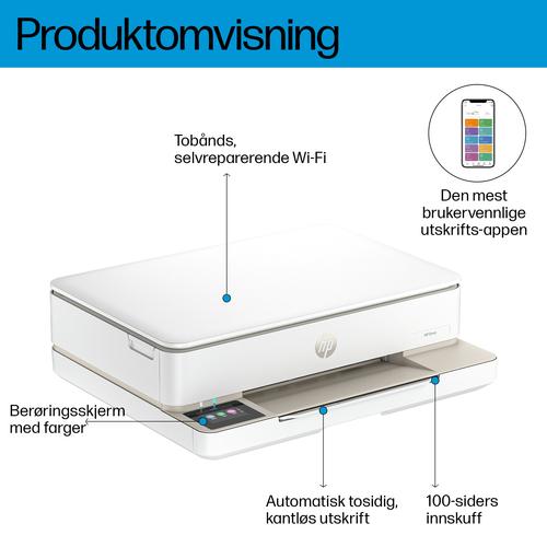 Actual product image HP Hewlett-Packard Envy 6132e All-in-One Color Inkjet, Envy 6132e (Colour)