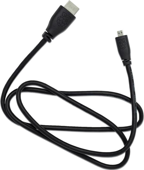 Immagine prodotto Raspberry Pi Official cable Micro-HDMI to HDMI Black, 1m