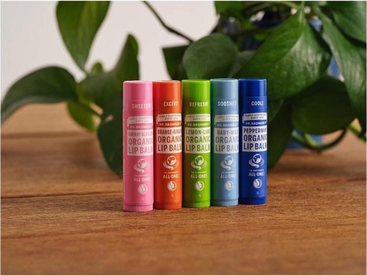 Actual product image Dr. Bronner's lip balm (Balm, 4 ml)