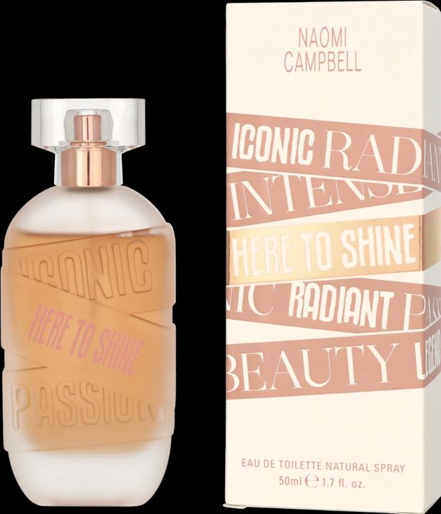 Actual product image Naomi Campbell Here To Shine Eau de Toilette 50ml (Eau de toilette, 50 ml)