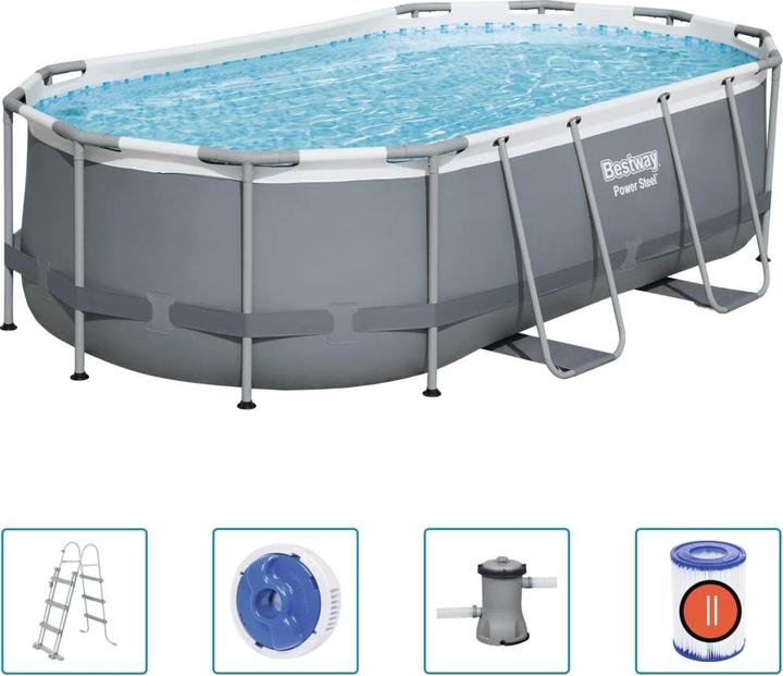 Produktbild Bestway Power Steel Frame Set (427 x 250 x 100 cm)