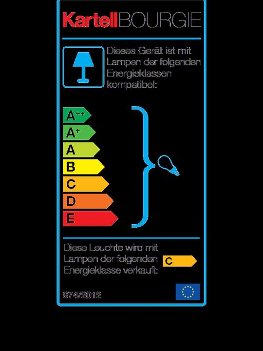 Etichetta energetica Kartell Lampada da tavolo in rame (E14)