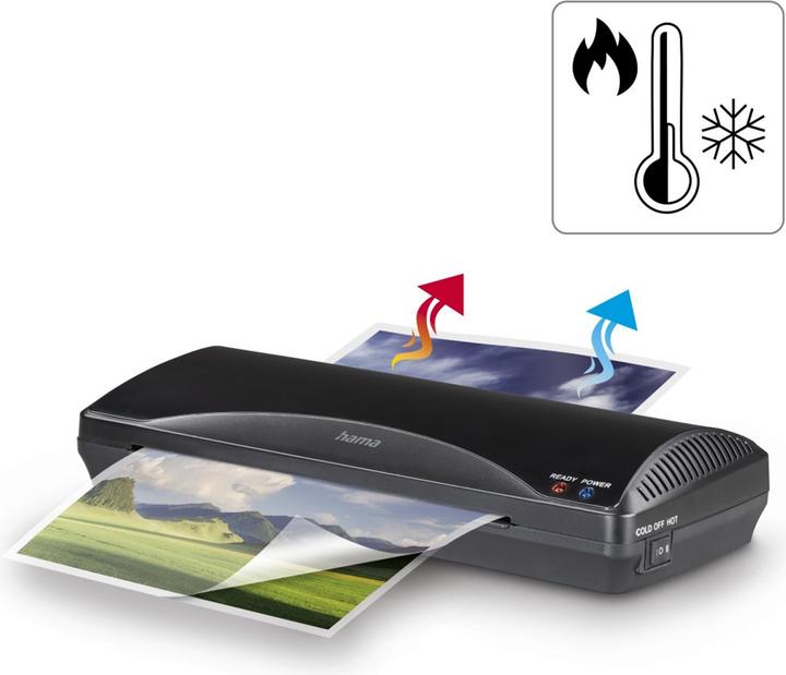 Actual product image Hama Laminator Home & Office DIN A4/250 (80 - 125 µm, A4, A6, A5)