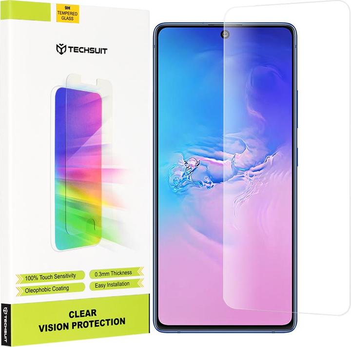 Actual product image Techsuit - Clear Vision Glass - Samsung Galaxy S10 Lite - Transparent (1 Piece, Samsung Galaxy S10 Lite)