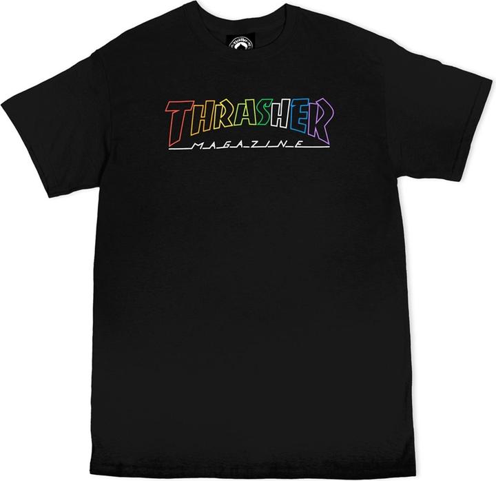 Thrasher Outlined Rainbow Mag T-Shirt