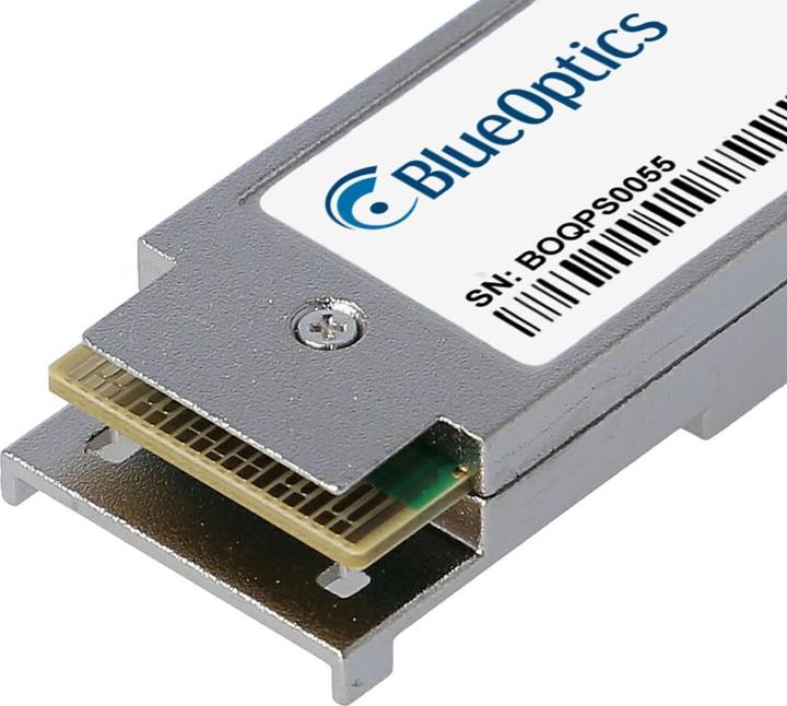 Actual product image CBO Juniper QSFP-100GBASE-SR4 Compatible BlueOptics QSFP28 BO28L859S1D