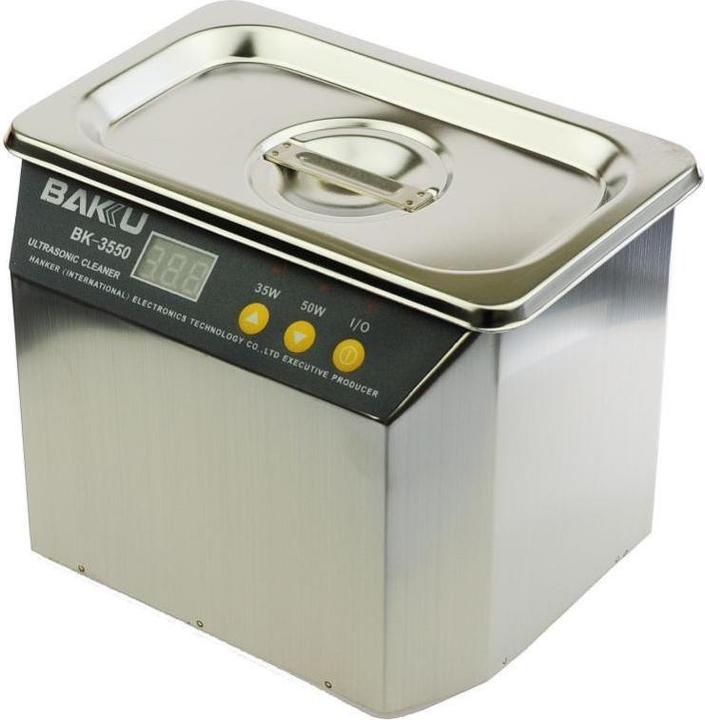 Actual product image Baku Consumables! Ultrasonic Cleaner 35W/50W BK-3550 Digital (40 kHz)