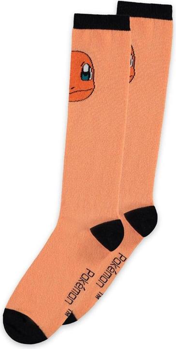 Actual product image Difuzed Socks 1 Pair Pokemon Charmander Number (Single pack, 35, 38)