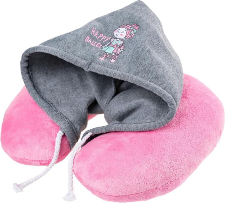 KidsExperts Kapuzen Nackenrolle Ballet Doll rosa (Kopf- & Nackenkissen)