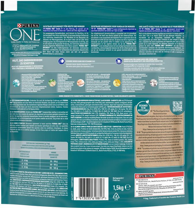Produktbild Purina ONE Trockenfutter (Senior, 1 Stk., 1500 g)