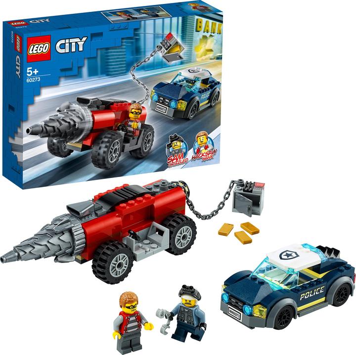 Produktbild LEGO City Verfolgung des Bohrfahrzeugs (60273, LEGO City)