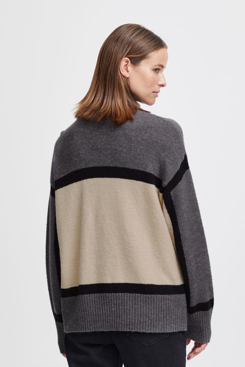 Immagine prodotto B.young BYOMARTHA MAGLIONE CON MEZZA ZIP - 20813908 (L)