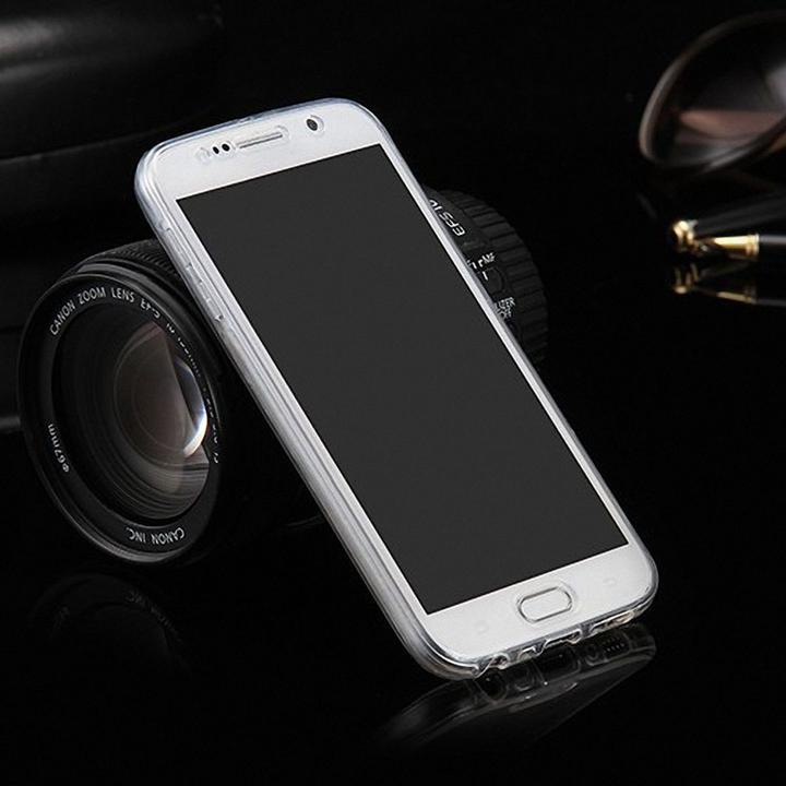 Actual product image König Design Samsung Galaxy E5 Full Body 360 Silicone Protective Case Case Cover Clear (Samsung Galaxy E5)