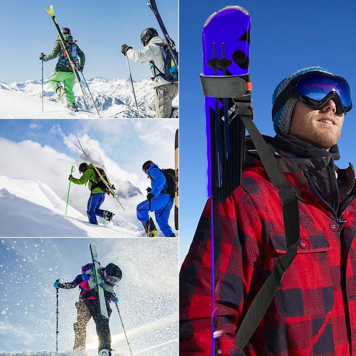 Actual product image Stride Skiträger Ski Carrier Strap Schulter Tragegurt für Ski