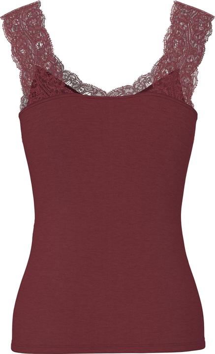 Actual product image Pieces Pcbarbera Lace Top Jrs Noos Bc (L)
