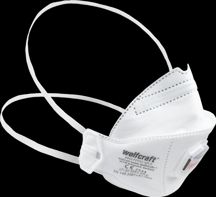Image du produit wolfcraft wolfcraft 2 Feinstaubmasken FFP3 V (CE) (FFP3)