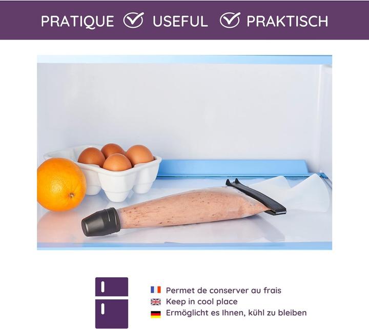 Produktbild Mastrad Spritzbeutel 12-teilig (Spritzbeutel Set, 1000 ml)