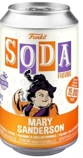Actual product image Funko Vinyl Soda: Disney: Hocus Pocus - Mary Sanderson (1in6 Chance Of Chase) (LE 15 000pcs) /66748