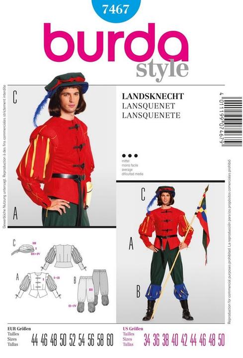 Produktbild Schnittmuster Landsknecht