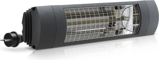 Etherma Ceiling/wall floodlight IP44 1800W sw 3stuf 45024 (1800 W)