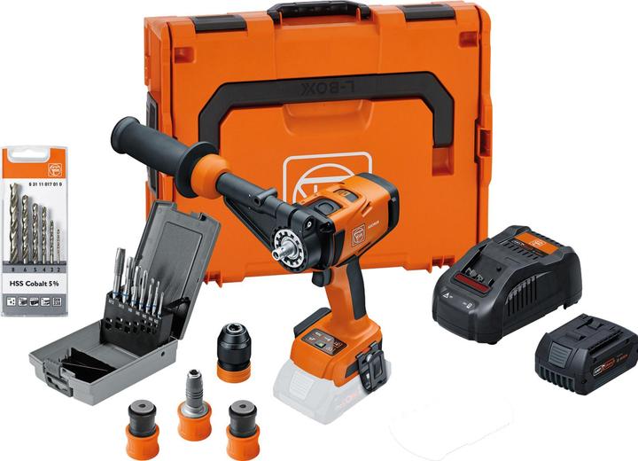 Image du produit Fein Perceuse-visseuse sans fil dans le kit utilisateur. ASCM 18-4 QM AS Metal Advanced Top Set (Fonctionnement sur batterie)