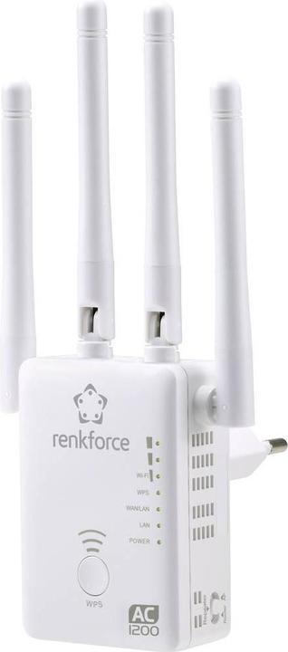 Produktbild Renkforce AC Dualband WLANRouter/Repeater/AP (867 Mbit/s, 300 Mbit/s)