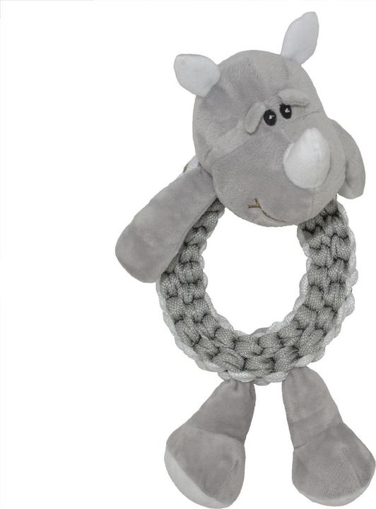 Produktbild EBI Duvo+ Zoo Friends Regen Nashorn Ring (Plüschspielzeug Hund)