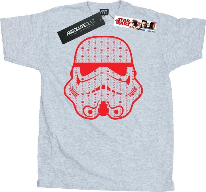 Star Wars Christmas Stormtrooper Helmet TShirt (3XL)