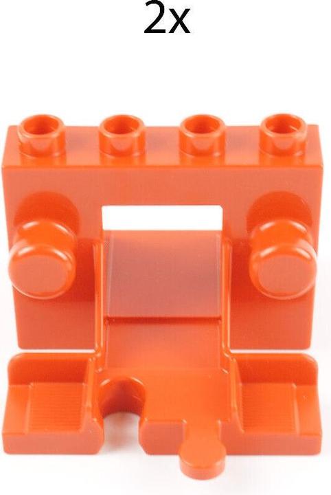 Produktbild LEGO Eisenbahn Weiche Bahnuebergang Prellbock (10882)